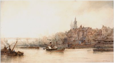 Fronte del fiume di Newcastle da Paul Marny